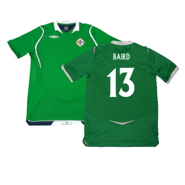 Northern Ireland 2008-09 Home Shirt ((Excellent) M) (Baird 13)