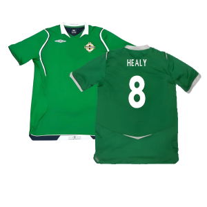 Northern Ireland 2008-09 Home Shirt ((Excellent) M) (Healy 8)