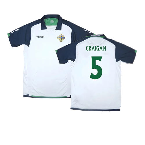 Northern Ireland 2009-10 Away Shirt ((Very Good) XL) (Craigan 5)