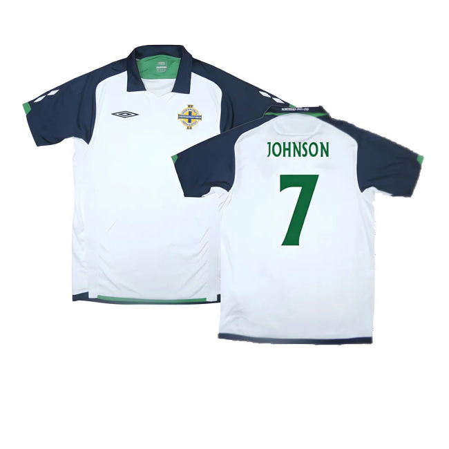 Northern Ireland 2009-10 Away Shirt ((Very Good) XL) (Johnson 7)