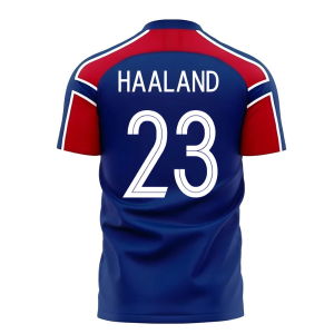 Norway 2025-2026 Away Concept Football Kit (Libero) (HAALAND 23)