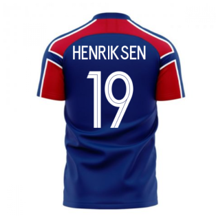 Norway 2023-2024 Away Concept Football Kit (Libero) (HENRIKSEN 19)