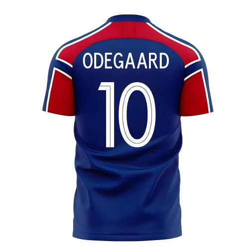 Norway 2025-2026 Away Concept Football Kit (Libero) (ODEGAARD 10)