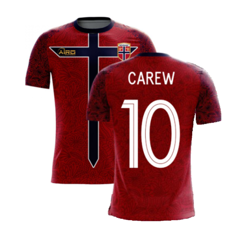 Norway 2023-2024 Home Concept Football Kit (Airo) (CAREW 10)