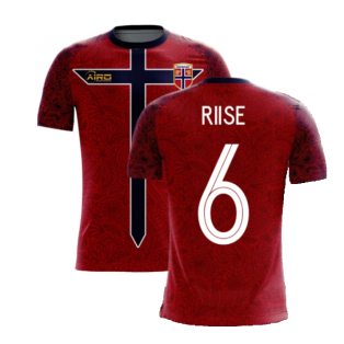 Norway 2023-2024 Home Concept Football Kit (Airo) (RIISE 6)