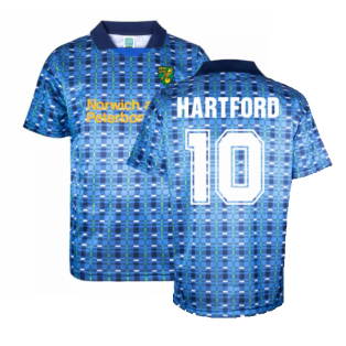 Norwich 1994 Away Retro Football Shirt (Hartford 10)