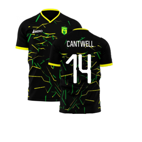 Norwich 2023-2024 Away Concept Football Kit (Libero) (Cantwell 14)