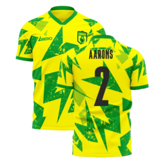 Norwich 2023-2024 Home Concept Football Kit (Libero) (Aarons 2)