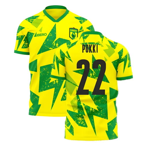 Norwich 2025-2026 Home Concept Football Kit (Libero) (Pukki 22)