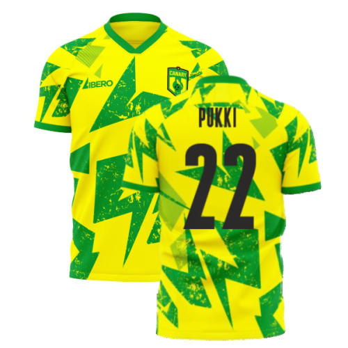 Norwich 2025-2026 Home Concept Football Kit (Libero) (Pukki 22)