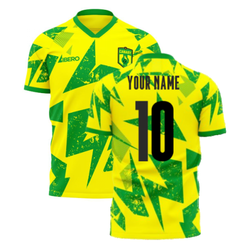 Norwich 2025-2026 Home Concept Football Kit (Libero) (Your Name)