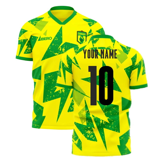 Norwich 2025-2026 Home Concept Football Kit (Libero) (Your Name)