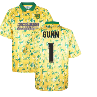 Norwich City 1993 Home Retro Shirt (GUNN 1)