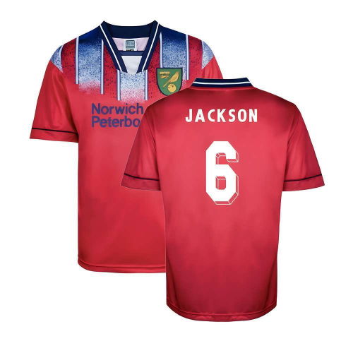 Norwich City 1996 Away Retro Shirt (Jackson 6)
