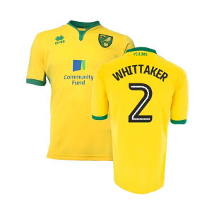 Norwich City 2016-17 Home Shirt ((Good) XXL) (Whittaker 2)