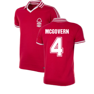 Nottingham Forest 1976-1977 Retro Football Shirt (McGovern 4)