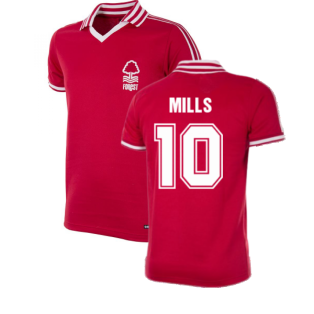 Nottingham Forest 1976-1977 Retro Football Shirt (Mills 10)