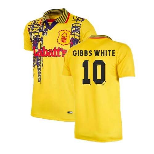 Nottingham Forest 1995-1997 Away Retro Shirt (GIBBS WHITE 10)