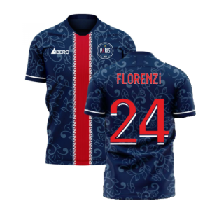 Paris 2023-2024 Home Concept Football Kit (Libero) (FLORENZI 24)