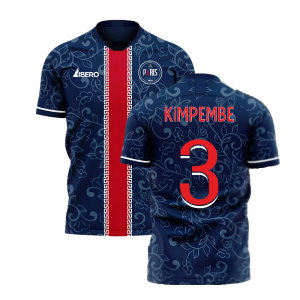Paris 2025-2026 Home Concept Football Kit (Libero) (KIMPEMBE 3)