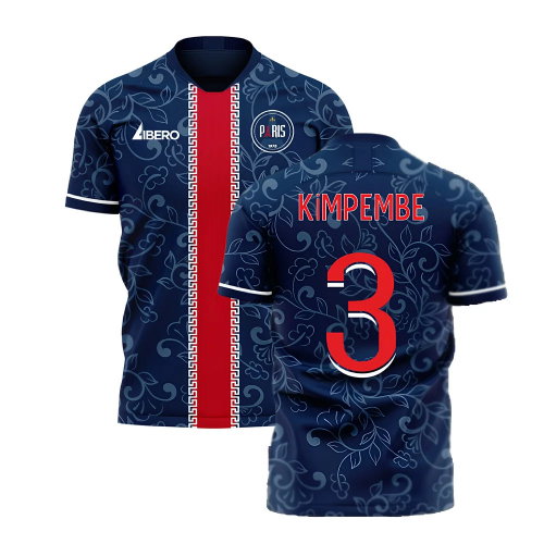 Paris 2025-2026 Home Concept Football Kit (Libero) (KIMPEMBE 3)