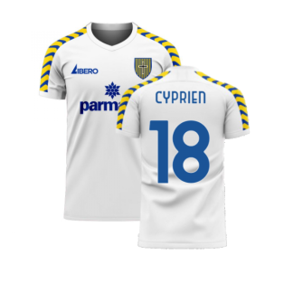 Parma 2022-2023 Home Concept Football Kit (Libero) (CYPRIEN 18)