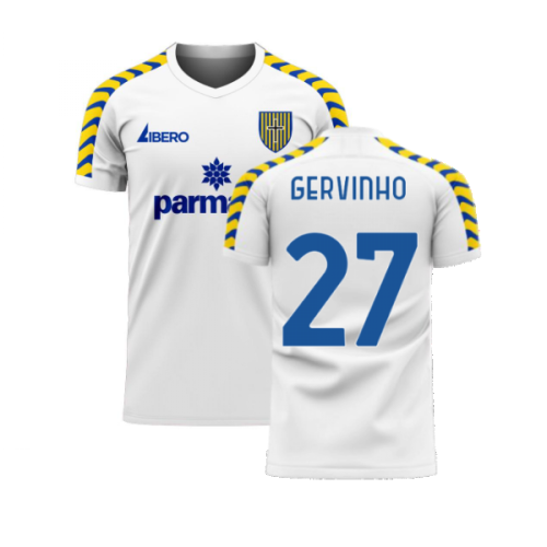 Parma 2025-2026 Home Concept Football Kit (Libero) (GERVINHO 27)