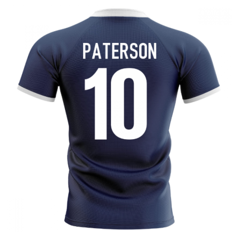2023-2024 Scotland Flag Concept Rugby Shirt (Paterson 10)