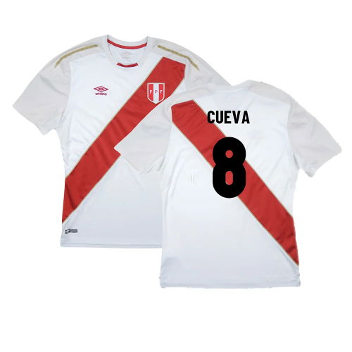 Peru 2018-19 Home Shirt ((Good) S) (Cueva 8)