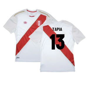 Peru 2018-19 Home Shirt ((Good) S) (Tapia 13)