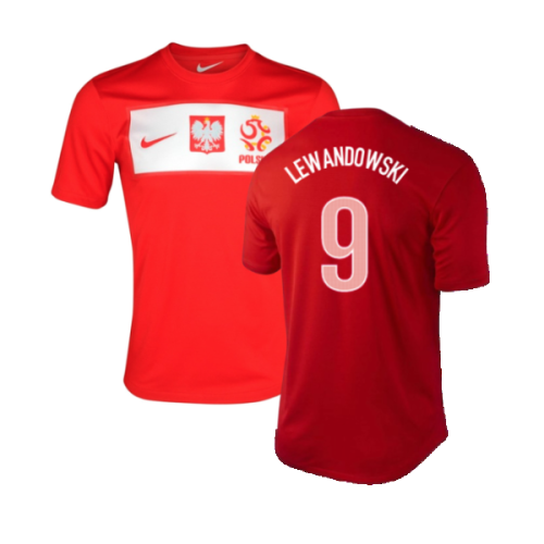 Poland 2012-13 Away Shirt ((Excellent) L) (Lewandowski 9)