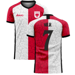 Poland 2023-2024 Away Concept Football Kit (Libero) (MILIK 7)