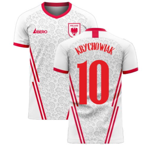 Poland 2025-2026 Home Concept Football Kit (Libero) (KRYCHOWIAK 10)