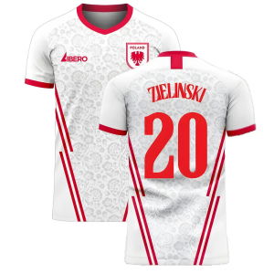 Poland 2025-2026 Home Concept Football Kit (Libero) (ZIELINSKI 20)