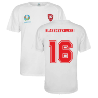 Poland 2021 Polyester T-Shirt (White) (BLASZCZYKOWSKI 16)