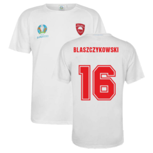 Poland 2021 Polyester T-Shirt (White) - Kids (BLASZCZYKOWSKI 16)