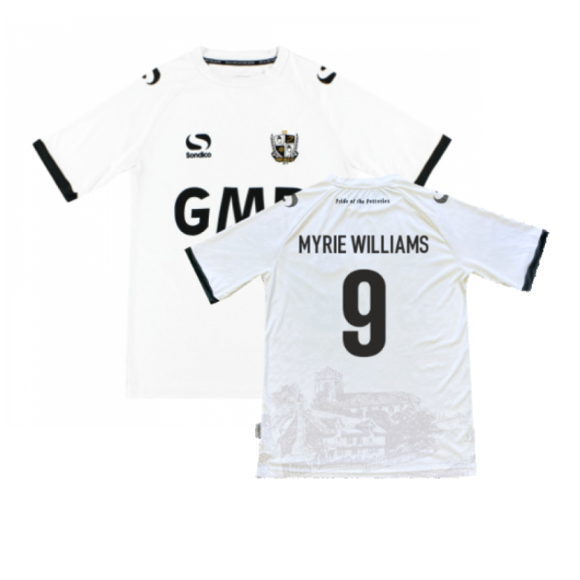 Port Vale 2013-14 Home Shirt ((Very Good) S) (Myrie Williams 9)