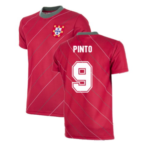 Portugal 1984 Retro Football Shirt (Pinto 9)