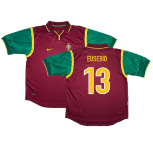 Portugal 1998-1999 Home Shirt (Excellent) (EUSEBIO 13)