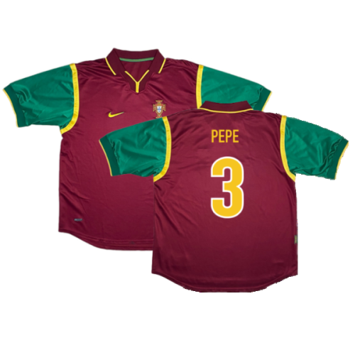 Portugal 1998-1999 Home Shirt (Excellent) (PEPE 3)