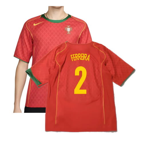Portugal 2004 Reissue Home Shirt (Ferreira 2)