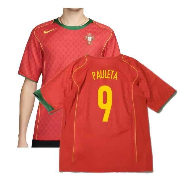 Portugal 2004 Reissue Home Shirt (Pauleta 9)