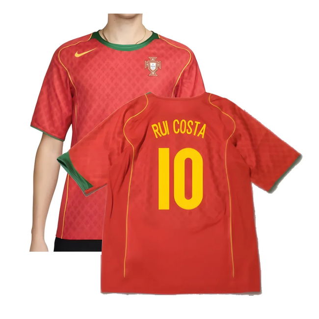 Portugal 2004 Reissue Home Shirt (Rui Costa 10)