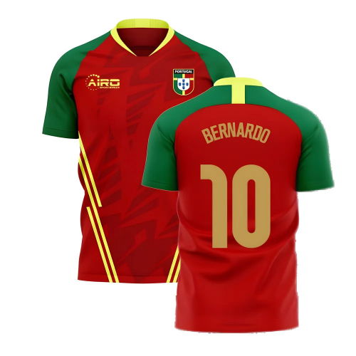 Portugal 2025-2026 Home Concept Football Kit (Airo) (Bernardo 10)