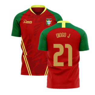 Portugal 2022-2023 Home Concept Football Kit (Airo) (DIOGO J 21)