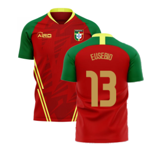 Portugal 2023-2024 Home Concept Football Kit (Airo) (EUSEBIO 13)