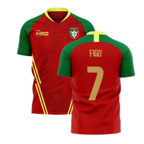 Portugal 2025-2026 Home Concept Football Kit (Airo) (FIGO 7)