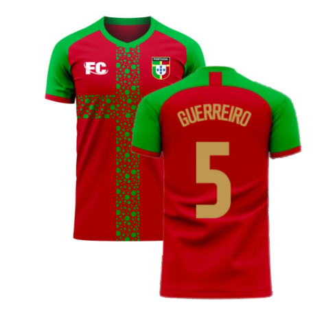 Portugal 2020-2021 Home Concept Football Kit (Fans Culture) (GUERREIRO 5)