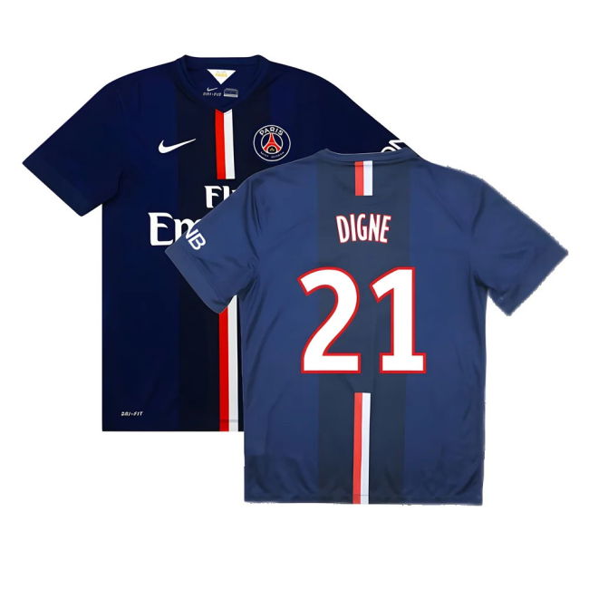 PSG 2014-15 Home Shirt ((Very Good) S) (Digne 21)