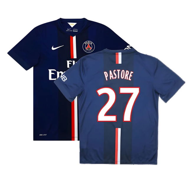 PSG 2014-15 Home Shirt ((Very Good) S) (Pastore 27)